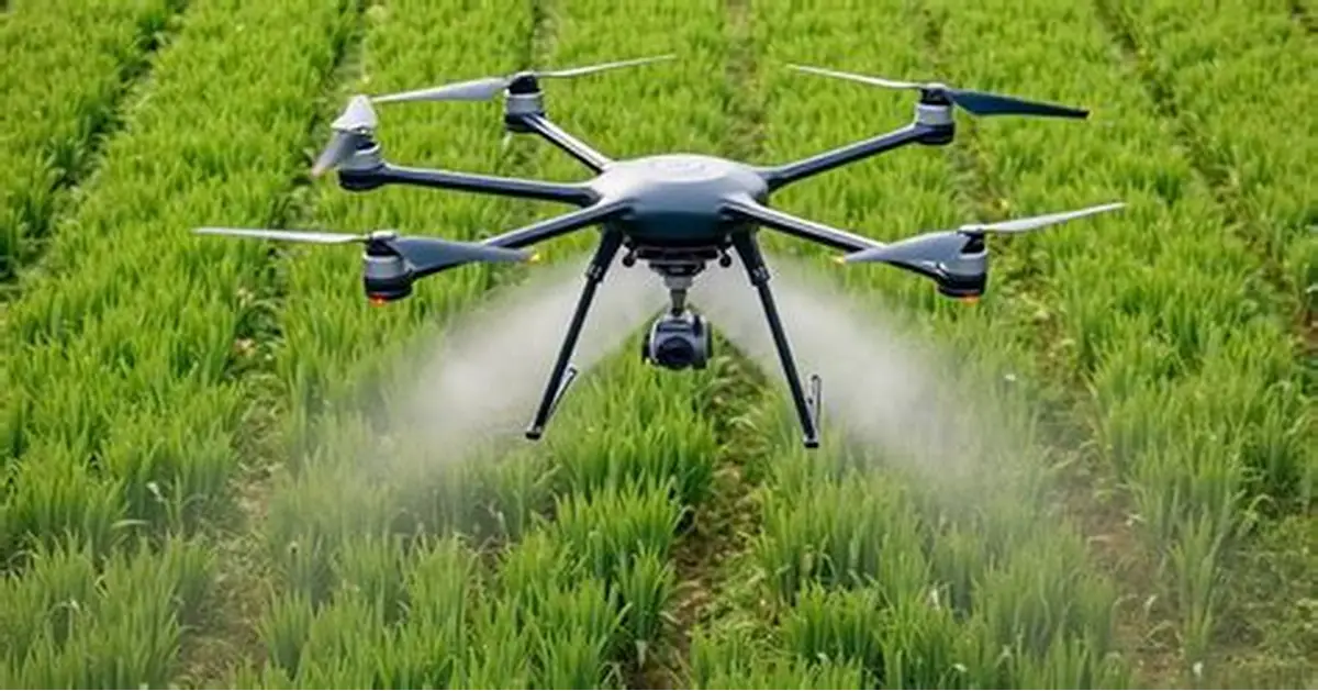 perbedaan penyemprotan manual dan drone sprayer